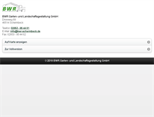 Tablet Screenshot of bwr-schermbeck.de